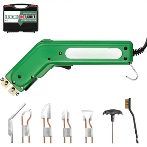 Electric Hot  Rope  Fabric  Tool Kit 4  Pro Fabric  600? C Heat  100W Heat Sealer for Sponge Cloth Board Webbing Continuous Working
