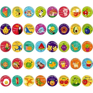 BY-BR74 SP 200 Pcs Reward Button Pins Mini Round Inspirational Recognition Button Punny Motivational Pins Bulk Teacher Reward Pin for Kids Students Classroom Elementary Grade School Home Supplies