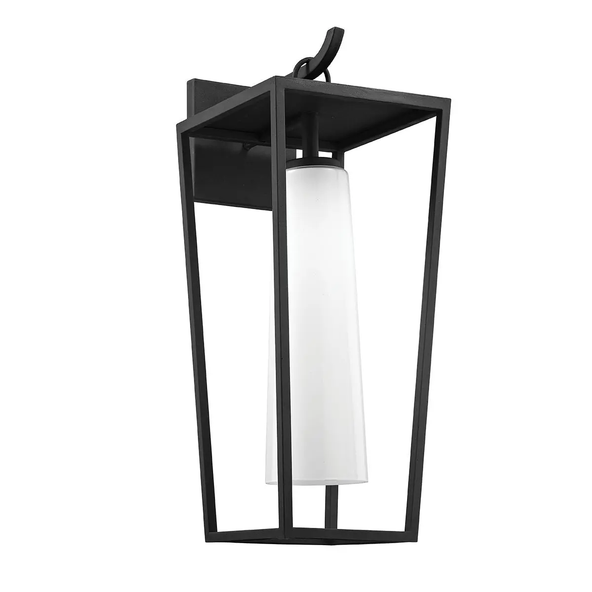 Large Mission Beach Outdoor Wall Sconce with Contemporary Lantern Style and Cylindrical Shade