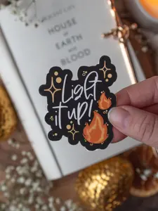 Light It Up Waterproof Vinyl Sticker  | Officially Licensed Crescent City merch | 2.5"x2"