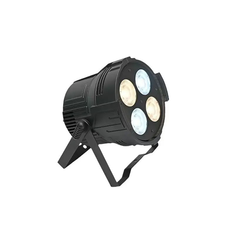 200W COB LED Stage Lights, Par Can Light Warm & Cool White Stage Spotlights with Auto/DMX/Master-Slave/Sound, Uplights for Events, Wedding, Party, Church, Concert