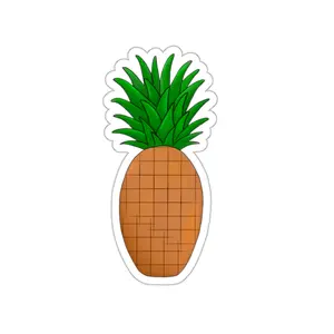 “Possibly Pineapple” Illustration Kiss-Cut Fruit Tropical Vinyl Stickers