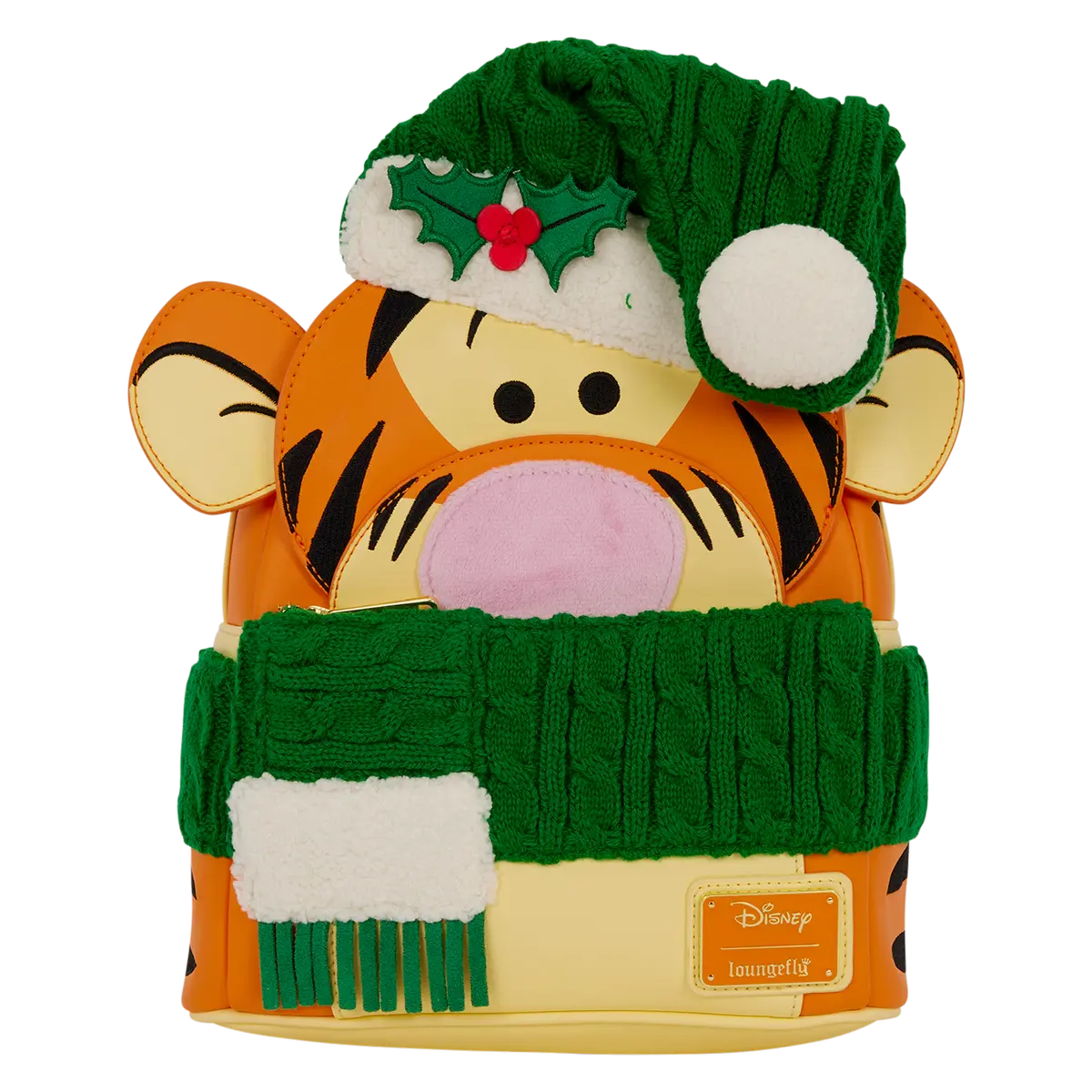 Loungefly Women's Winnie the Pooh Tigger Themed Holiday Cosplay Mini Backpack, Whimsical Gifts for Fashion & Luggage Use