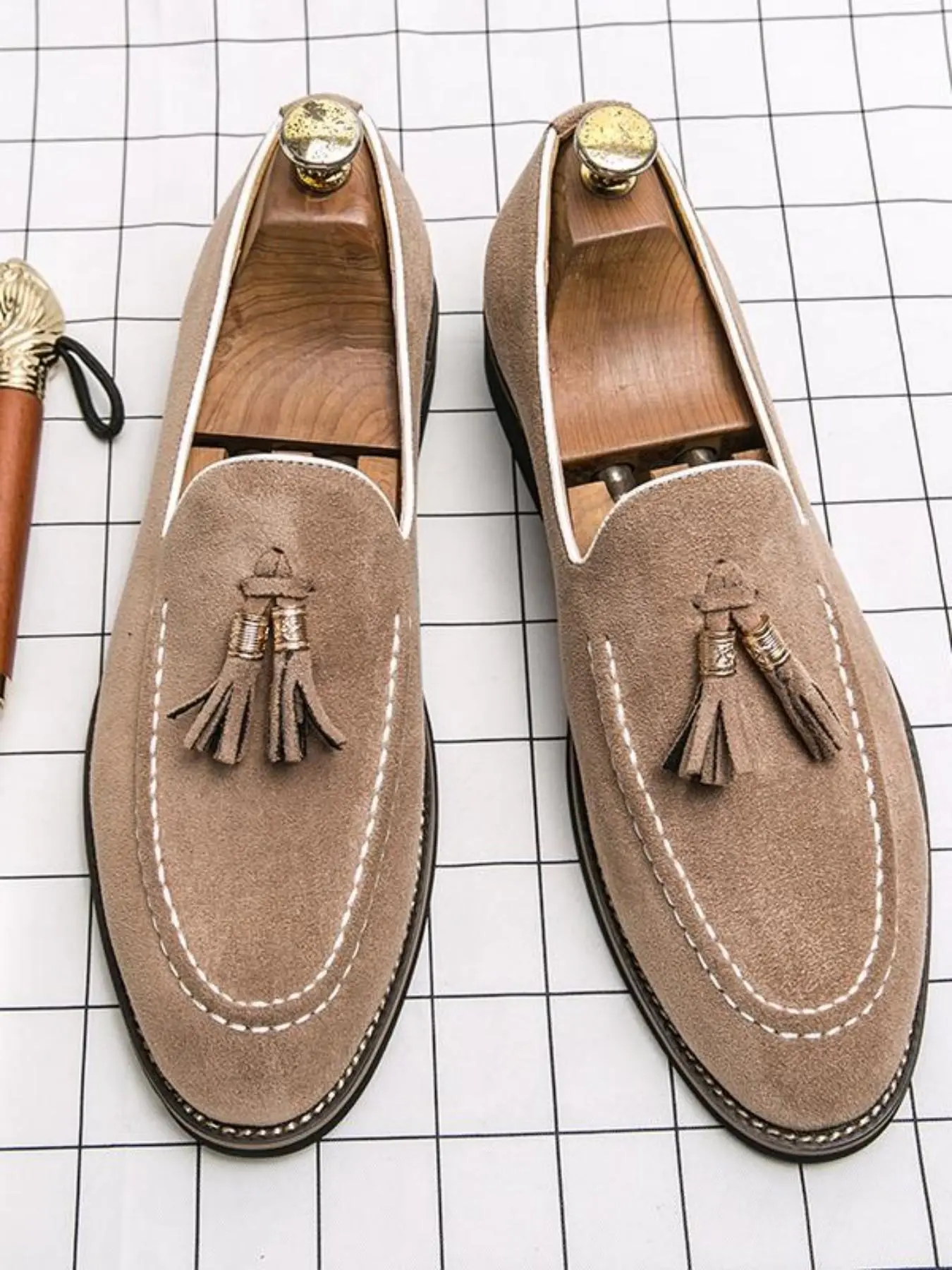 Men's Casual Solid Color Slip-on Loafers, Smart Casual Shoes, Fashionable Comfortable Flat Shoes for Daily Wear, Lightweight Breathable Shoes for Men, Walking Shoes, Casual Summer Shoes