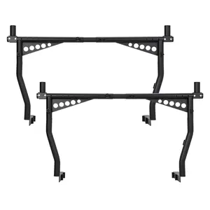 1000 Lbs Capacity Universal Truck Ladder Rack - Adjustable Height 52"-82" for Rooftop Tent, Surfboard – No-Drill Heavy Duty Rack for Trucks