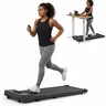 2 in 1 Under Desk Walking Pad Treadmill,Portable Remote Control Treadmill with LED Display,Walking/Jogging/Running Machine for Home & Office