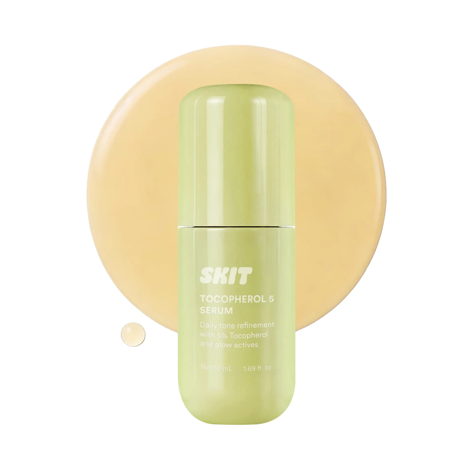 [skit official] Tocopherol 5 Serum | High-Potency Vitamin E Serum | Radiance Boost + Skin Tone Refinement | Anti-Pollution Shield for AM & PM