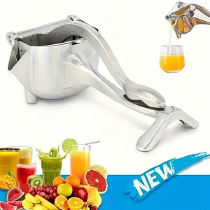 High-Grade Aluminum Manual Citrus Juicer, Ideal for Oranges, Lemons, Pomegranates, Home Kitchen, Party, Bar Use, Juice Blender