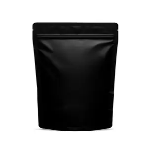 4X5 Mylar Bag - Matte Black 1000 Pcs