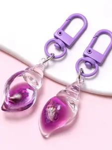 Colorful Teardrop Gem Bag Charm Pendants – Rainbow Crystal Keychain, Cute Bag Decoration & Bag Chain Charms for Backpack Purse, Ideal for Kawaii & Aesthetic Style