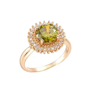 Elegant Oval Promises, Peridot Stone Engagement Rings, Stylish Women's Wedding Rings, Vintage Women's Jewelry Gifts