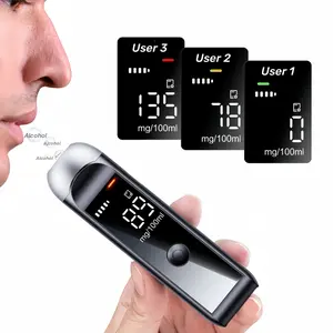 Breathalyzer, vehicle alcohol tester, compact in size and easy to carry, Portable, with high accuracy