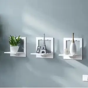 Wall Organizer Mounted Shelves - Sleek Design for Hallway Kitchen or Office - Tidy Life & Small Space Solutions - HomeHacks TikTokFinds