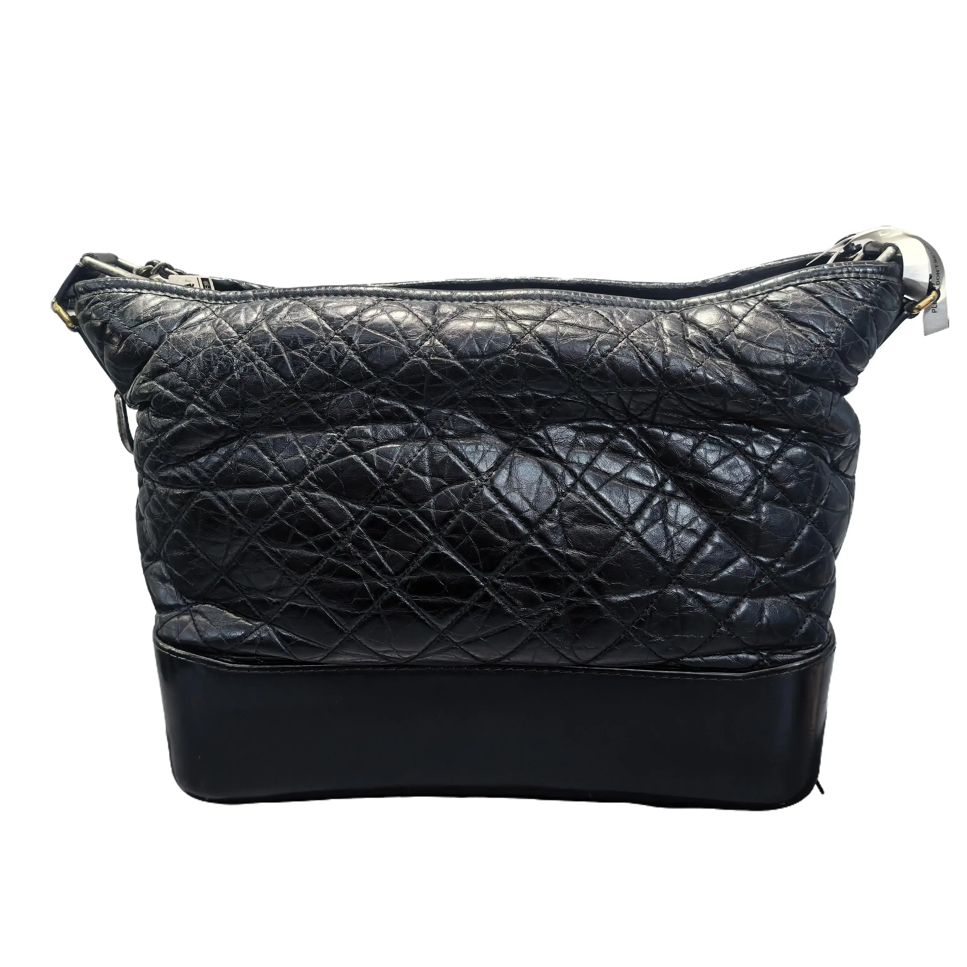 Pre-owned CHANEL Leather Shoulder Bags Black Quilted Large Gabrielle Hobo Bag 0312680 17