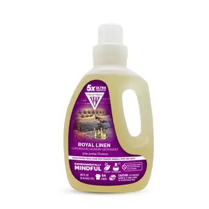 Hiketron 5X Ultra Concentrated | Long Lasting Scented Liquid Laundry Detergent | Removes Tough Stains | Machine Friendly | Royal Linen