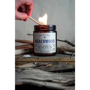 Beachwood | Sea Salt + Teakwood 8oz Soy Candle