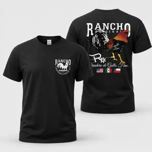 Rancho Original Shirt, Criadero De Gallo Fino Tee, Gamefowl Ranch T-Shirt, Mexican Rooster Graphic Shirt, Western Rancho Apparel Tee