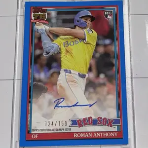 2026 Topps Roman Anthony 35th Anniversary auto /150 Blue Boston Red Sox