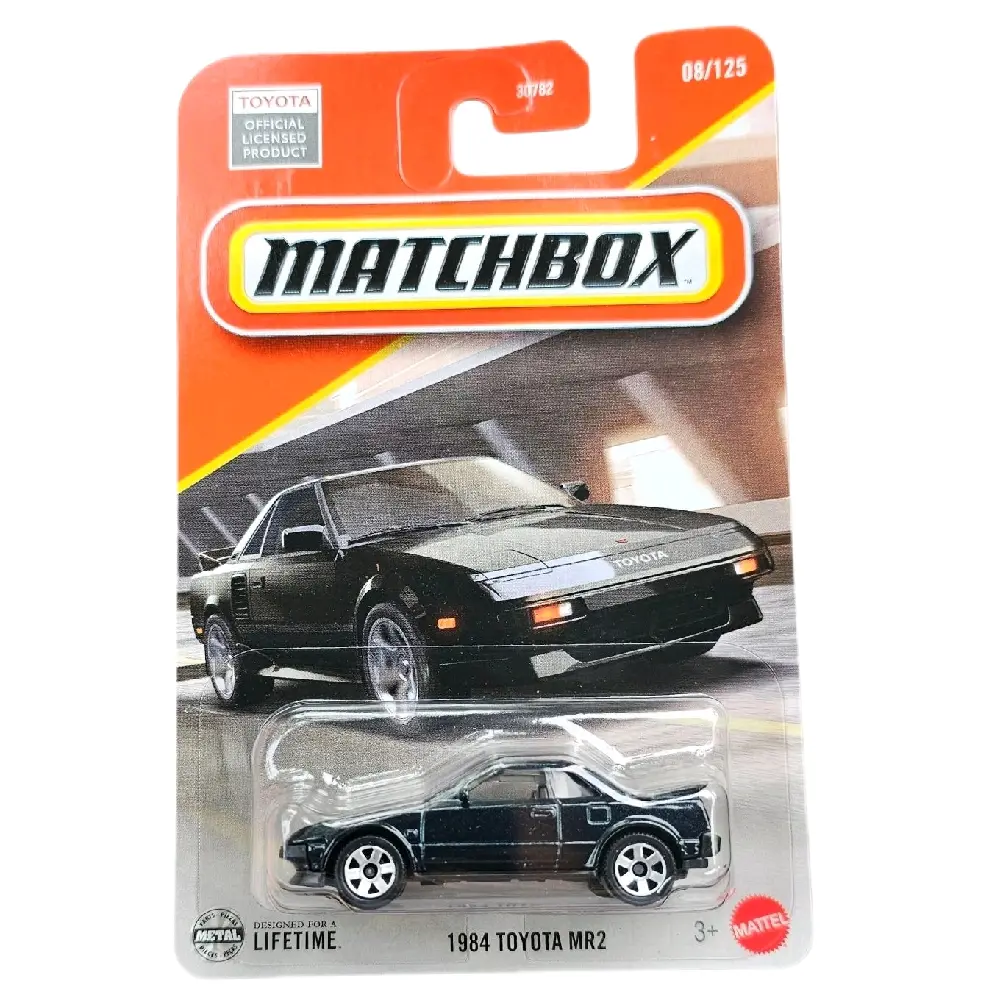 Matchbox 1984 Toyota MR2 (AW11) - Black - #08/125