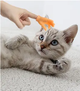 Miniature Small Hands 6PCS Tiny Finger Puppets for Cats Massage Rubber Human Hand Shapes Realistic Design for Fun Shows & Gag Gifts