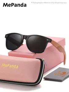 Mepanda 1 Piece Unisex Full Frame Sunglasses，Square Frame Sunglasses UV400 Exquisite Trendy