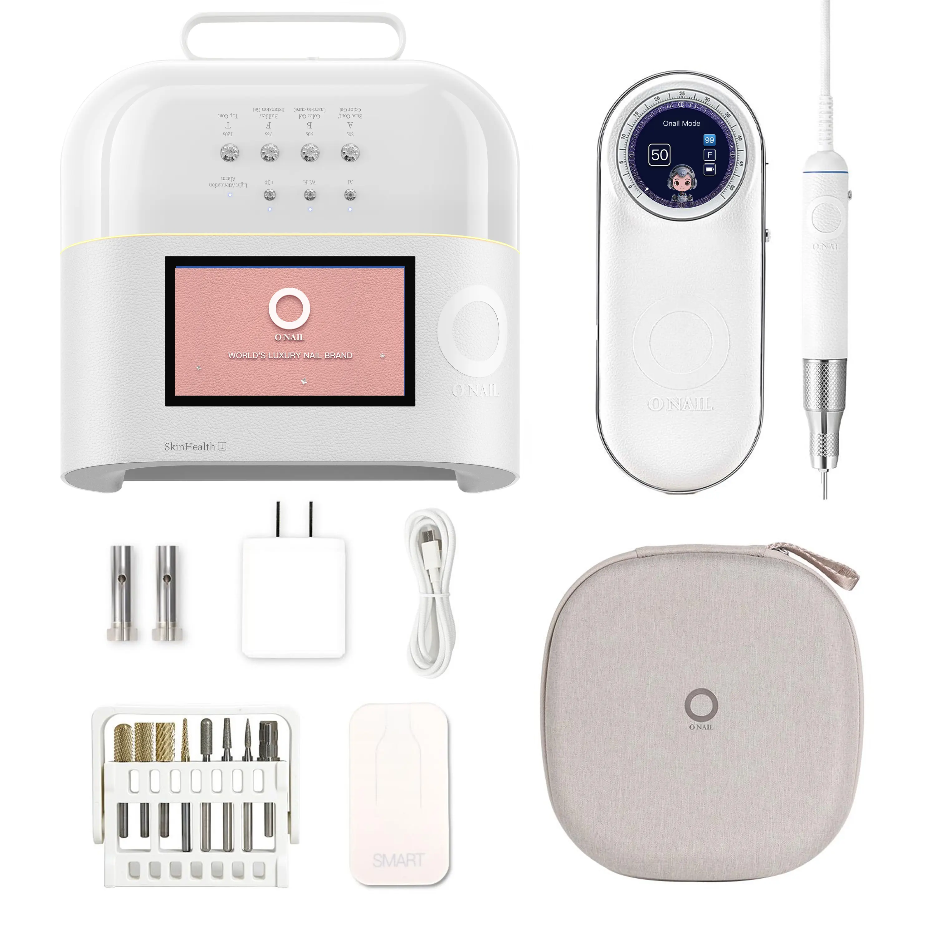 Onail Pro Max Nail Drill and AI Nail Lamp Pro Max Set