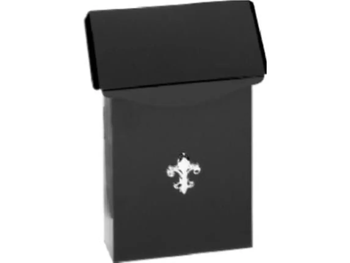BW110000 Small Galvanized Steel City Mailbox - Black - Vertical - Durable Design