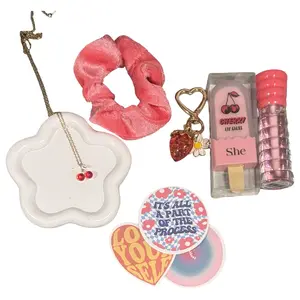 5 Item Premium Pick Gift Bundle - Jewelry, Hair, Keychains, Lip Care Gift Set You pick your favorite color/theme!