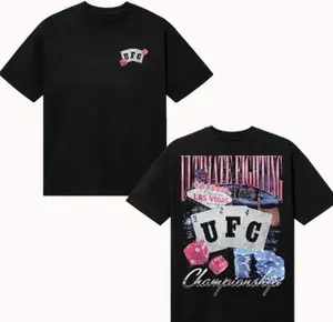 Mens Black UFC 324 All In Shirt, MMA Fight Night Graphic Tee, Ultimate Fighting Championship Fan Shirt, Sports Gift For MMA Fans BKODC