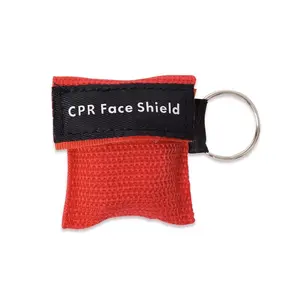 CPR Mask Keychain Face Shield – with One-Way Valve | Compact Personal Safety Barrier | Reusable Design