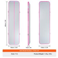 Pink  13 ft x 3.3 ft x 4 in（400 x 100 x 10 cm）