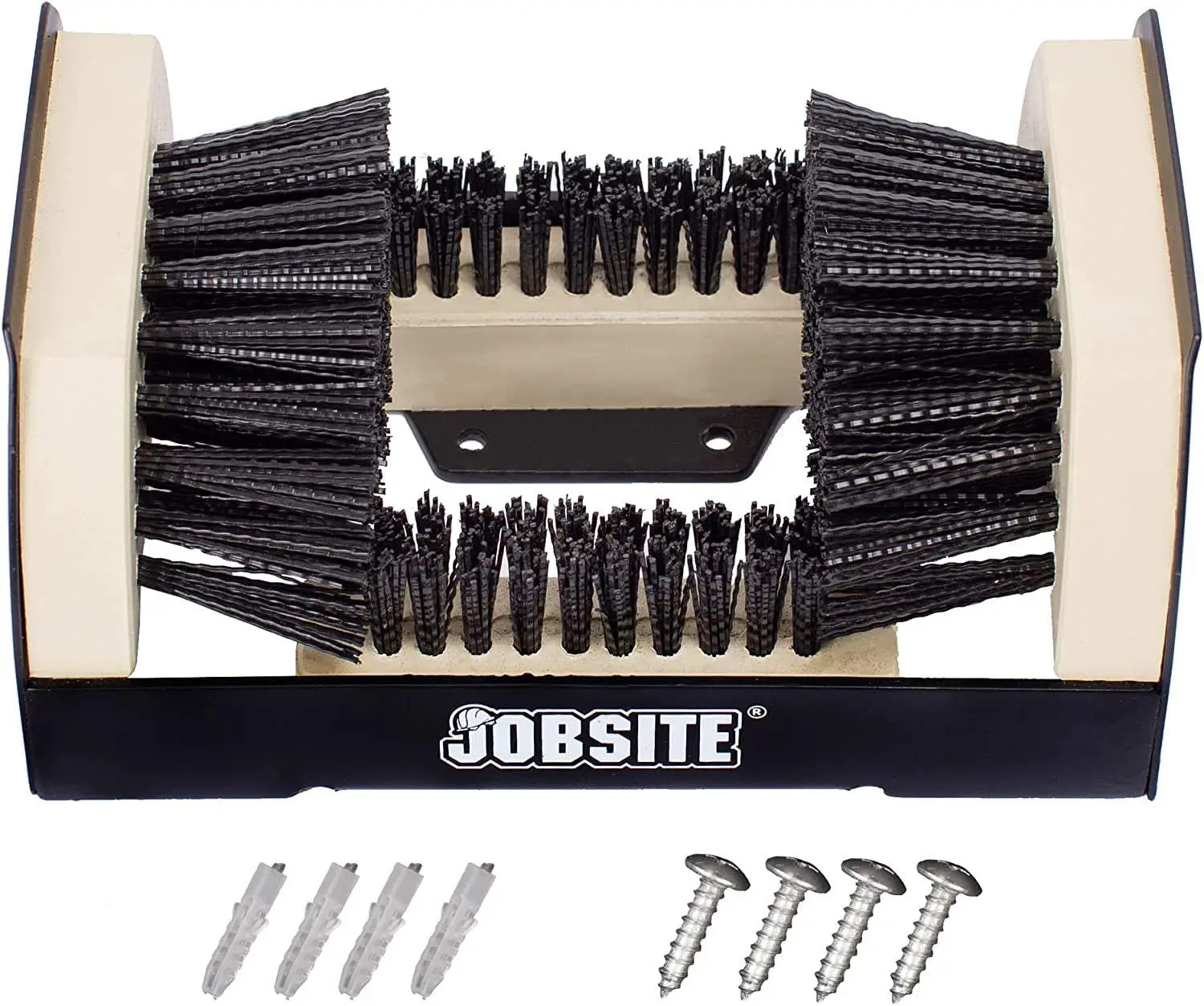 the Original Boot Scrubber - All Weather Industrial Shoe Cleaner & Scraper Brush