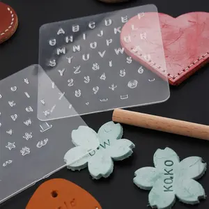 1set/3pcs DIY Leather Carved Number Symbol Stamp Leather Lettering Punch Translucent Leather Goods Printing Tool, Leather Lettering Punch Translucent Leather Goods Printing Tool Movable Type Copper Mold