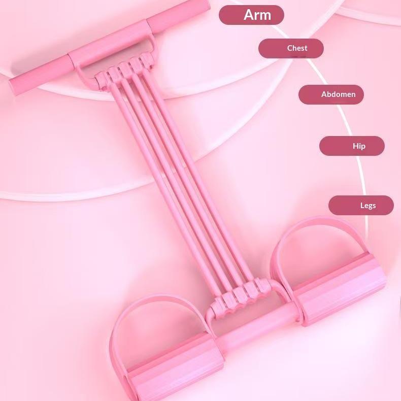 Multifunction Tension Rope, 8-Tube Elastic Yoga Pedal Puller Resistance Band, Elastic Pull Rope Fitness, Full-Body Workout atHome Gym, Exercise Sit-up, Yoga, Abdominal Training