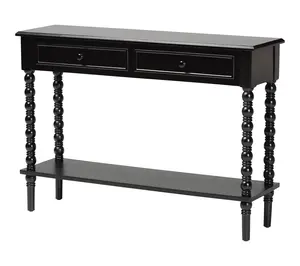 Baxton Studio Malinda Wood 2-Drawer Console Table