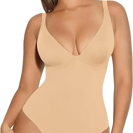 Sleeveless Deep-V Neck Tuscan