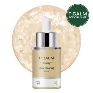 P.CALM Skin Clearing Serum – Garlic Extract & TXA for Soothing and Even Skin Tone, Korean Garlic Serum (30ml / 1.01 fl.oz)