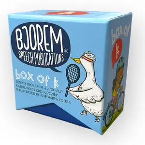 Box of K Speech Sound Cards