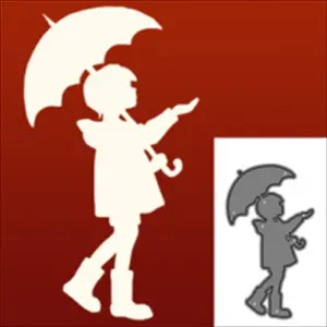 Umbrella-Holding Boy Metal Cutting Die - Ideal for greeting cards, scrapbooking, journal DIY & Crafting. Creates artistic, atmospheric embellishments, perfect for Rainy Day Themes, rain-themed crafts and warm daily handmade projects.