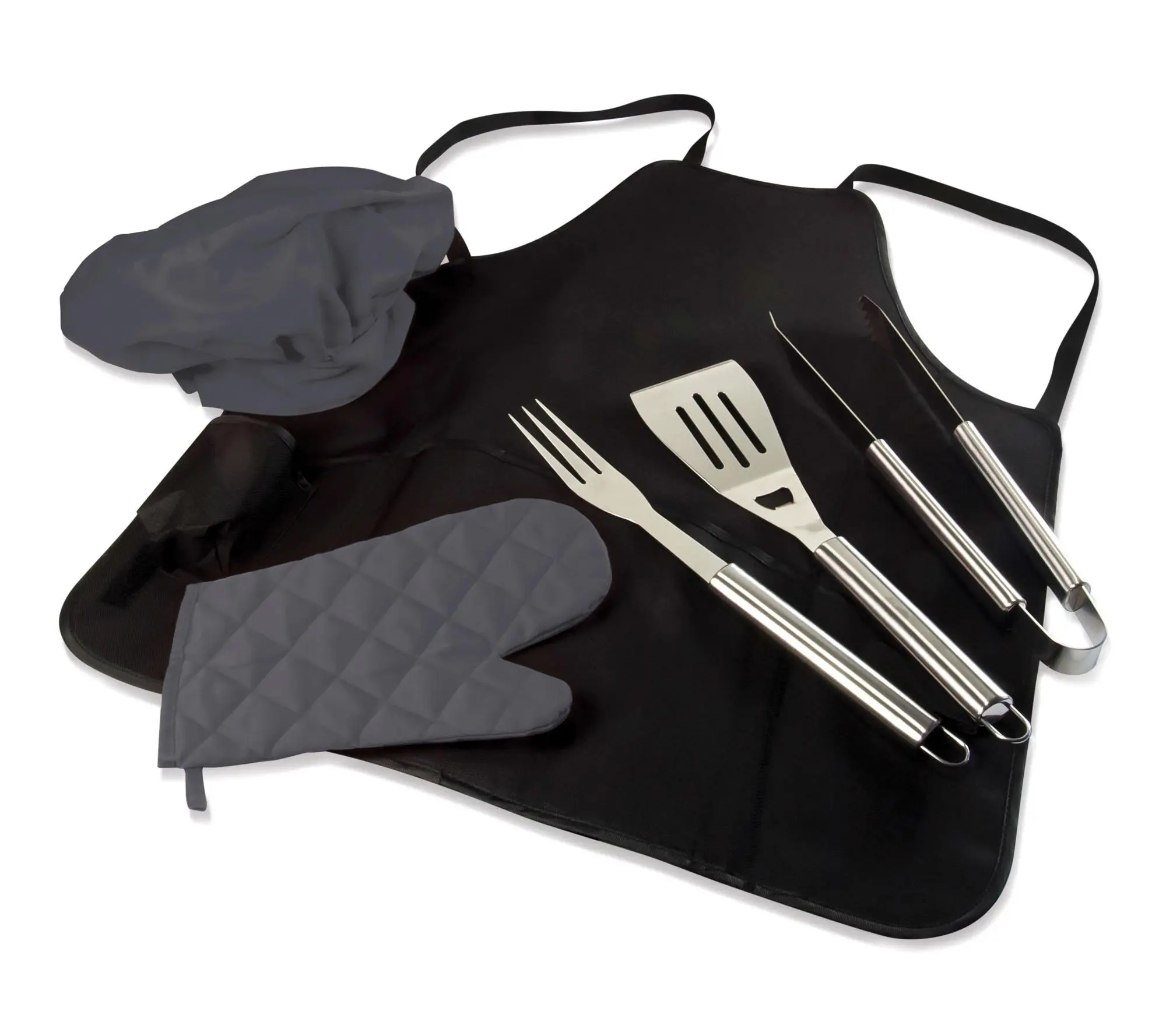 Oniva Heavy Duty BBQ Apron with BBQ Grill Accessories/Tools