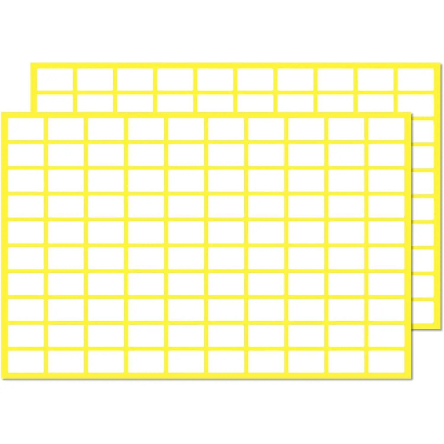 2000-Pack White Self Adhesive Write-On Price Labels (0.5 inch x 0.3 inch, 100 labels per sheet) - Office Stationery for Computers & Office Equipment, Sticks on Shirts