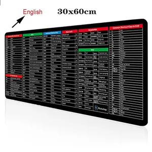 Gaming Keyboard Mat with Office Shortcut Keys Design