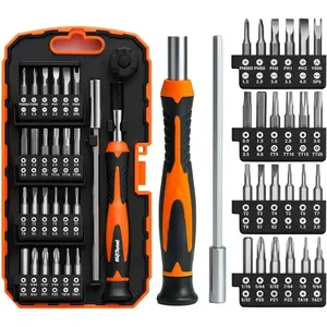 Precision  Set 51-in-1, Small  Kit with Portable Storage Case,  Repair Precision Tool Kit for Electronics, PC, Phone, DIY Projects,  Repairs