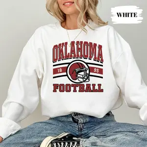 Youth Oklahoma Football Sweatshirt Game Day Sports Shirt, Casual Clothing, Gift for Him or Her
