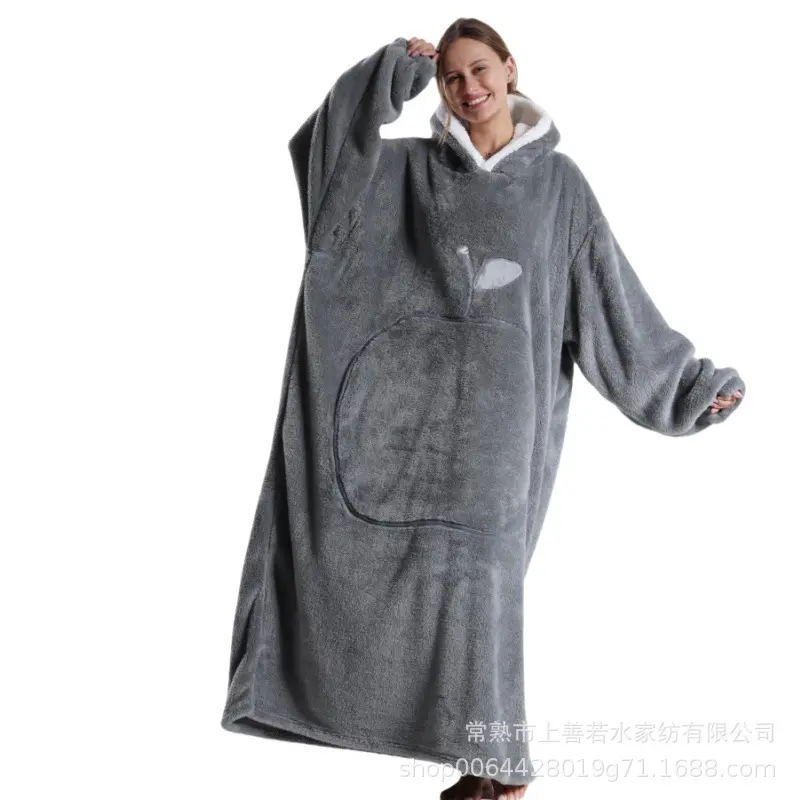 Light gray apple lazy suit