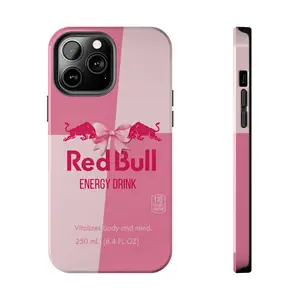 Energy Drink Inspired "Night Shift" Red Bull Edition Case Compatible with iPhone 17 16 15Pro, 14, 13, 12, 11, 8, XR Mini, Pro Max, Plus & SAMSUNG GALAXY 21 S22 S23 S24 25 ULTRA PLUS Accessories Protection unisex