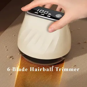 Rechargeable Lint Shaver Lint Remover Fabric Shaver for Clothes with LCD Display Sweater Shavers to Remove Pilling Fuzz Remover