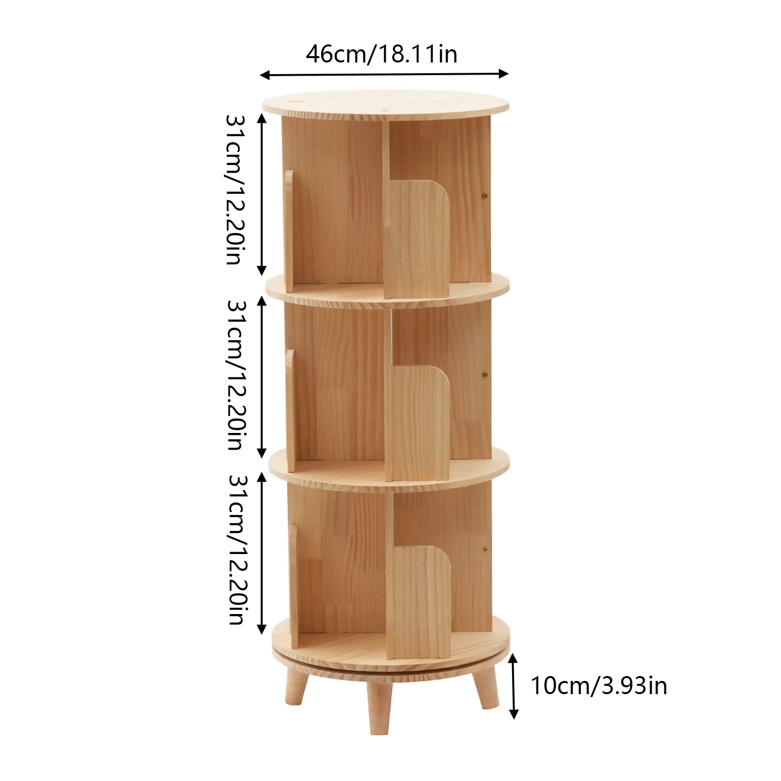 3-Tier(Wood With Legs)