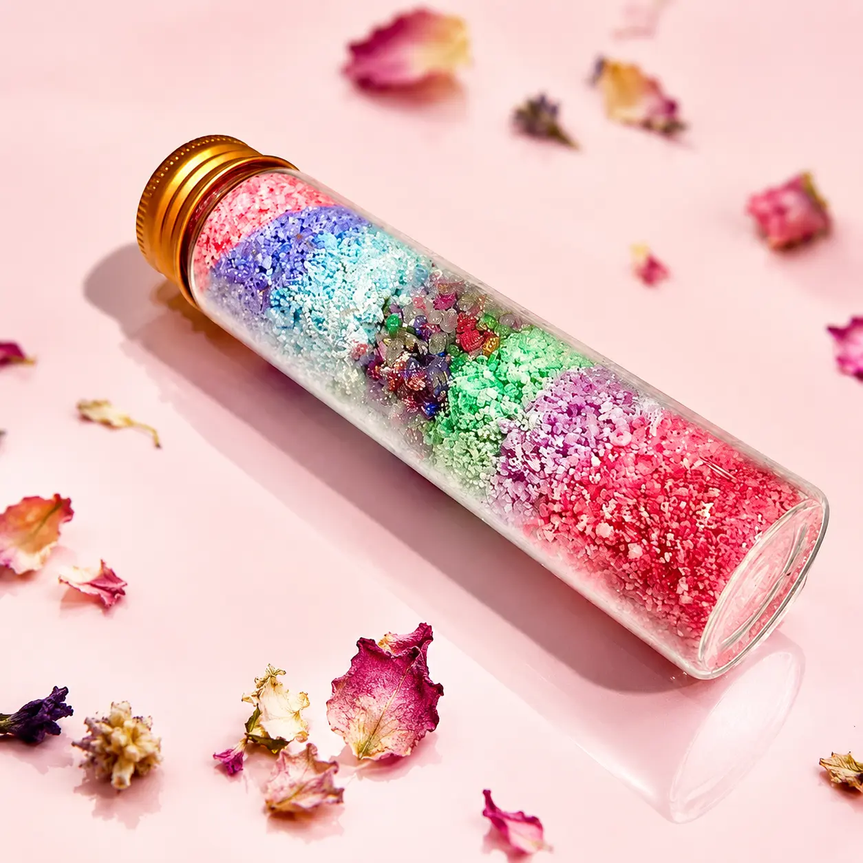 Soft Petalz Organic Mermaid Bath Salt – Botanical & Lavender Mineral Bath Soak for Relaxation, Soft Skin & Spa-Like Self Care