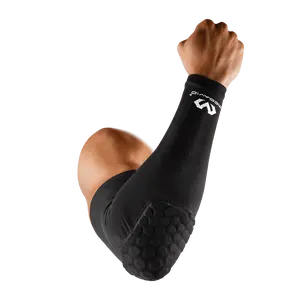 McDavid Elite HEX Shooter Arm Sleeve Single 95% Nylon Breathable Knit Compression for Basketball, Football, Volleyball
